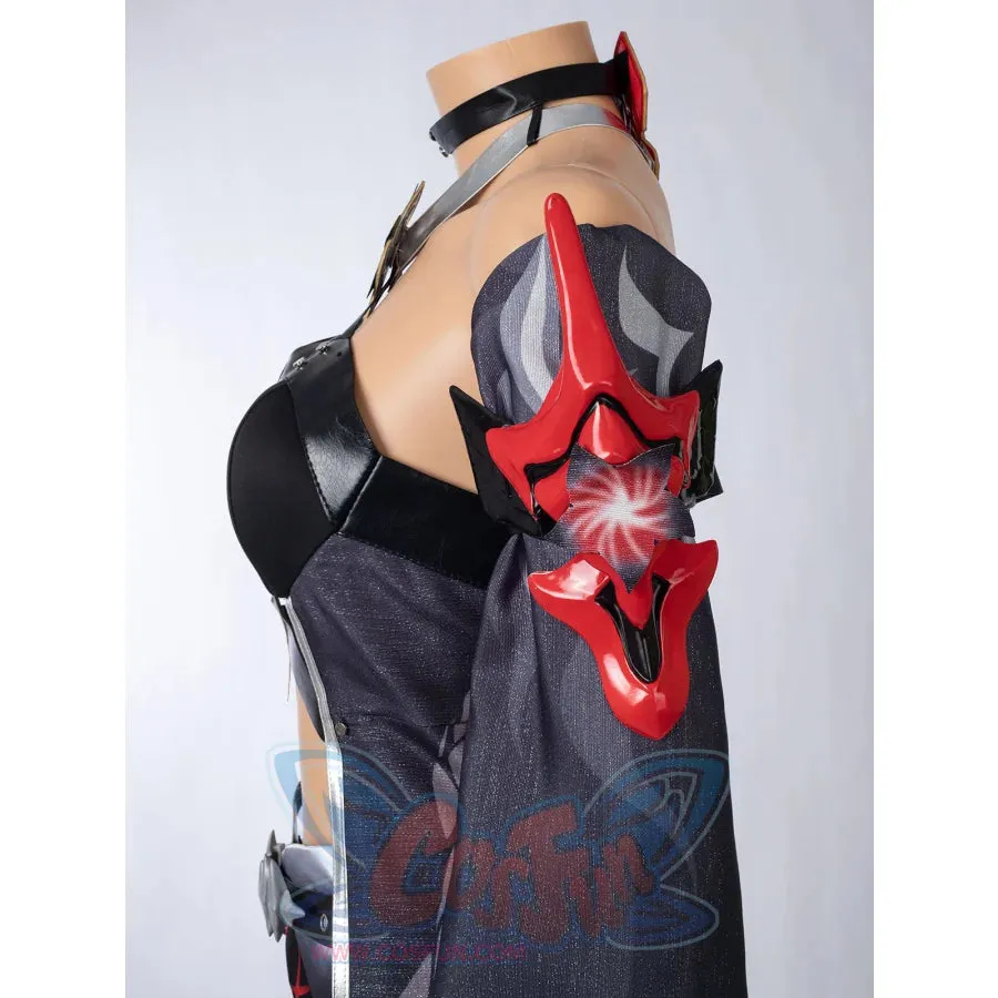 Honkai: Star Rail Red Acheron Cosplay Costume C09025E  B