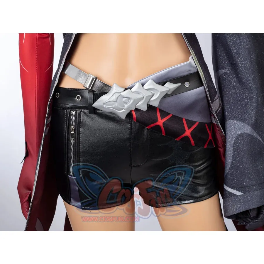 Honkai: Star Rail Red Acheron Cosplay Costume C09025E  B