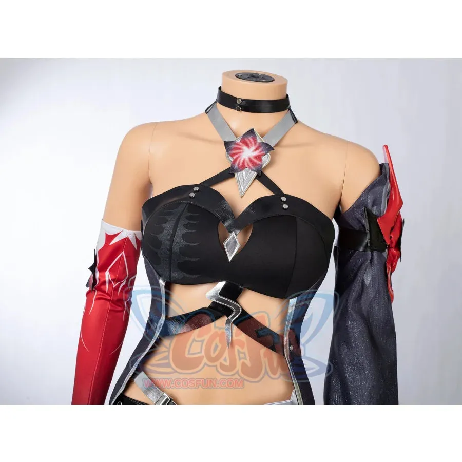 Honkai: Star Rail Red Acheron Cosplay Costume C09025E  B