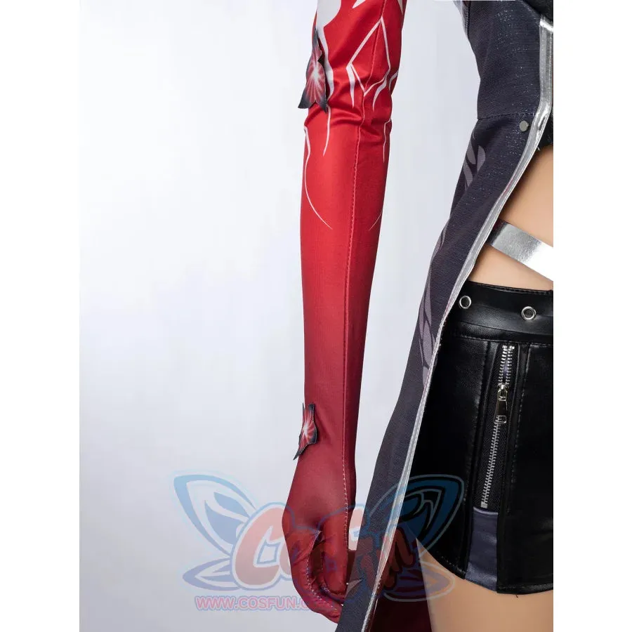 Honkai: Star Rail Red Acheron Cosplay Costume C09025E  B