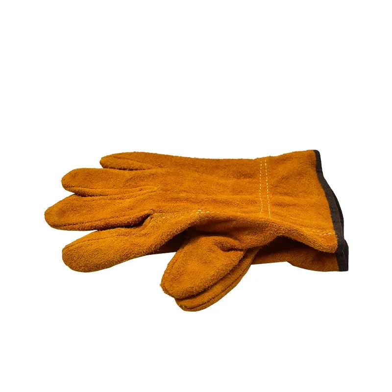 IronHide Pro Working Gloves - Premium Cowhide Safety Gloves (3, 5, or 10 Pairs)