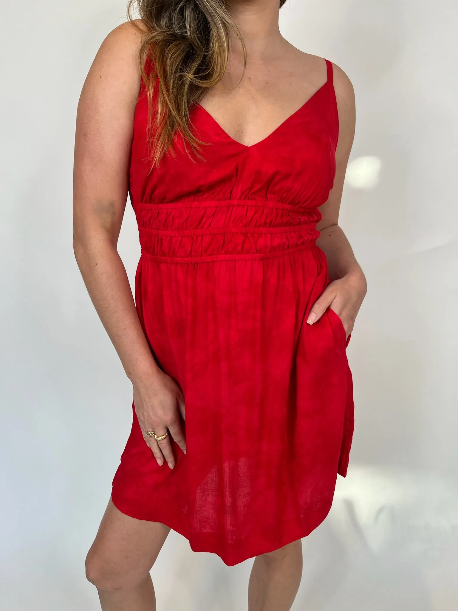 Khush Amor Dress Murky Red