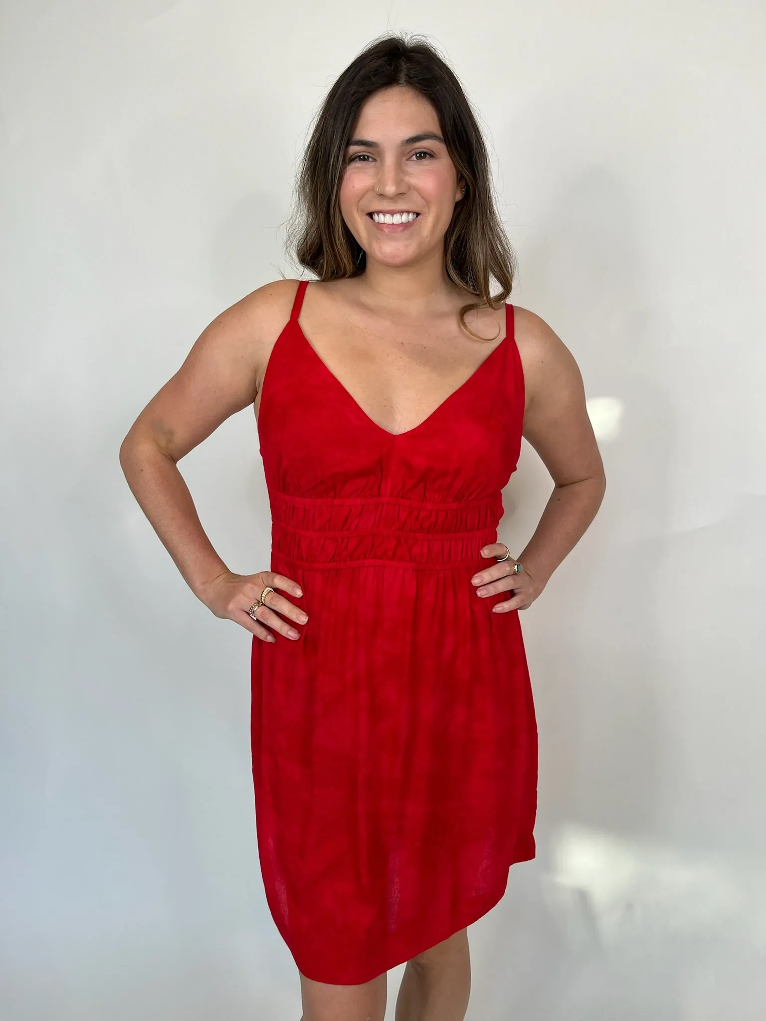 Khush Amor Dress Murky Red