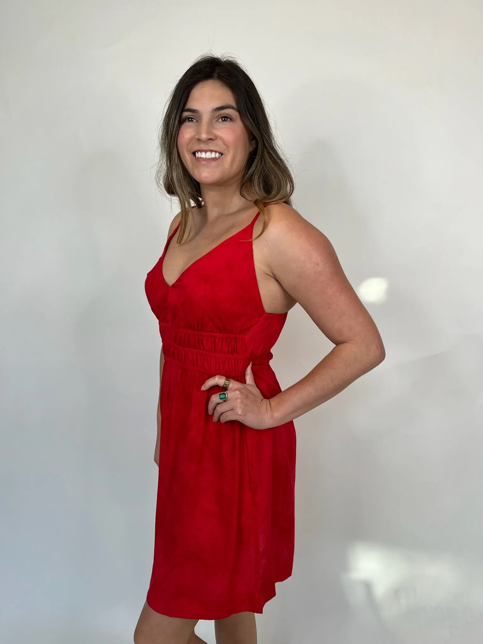 Khush Amor Dress Murky Red