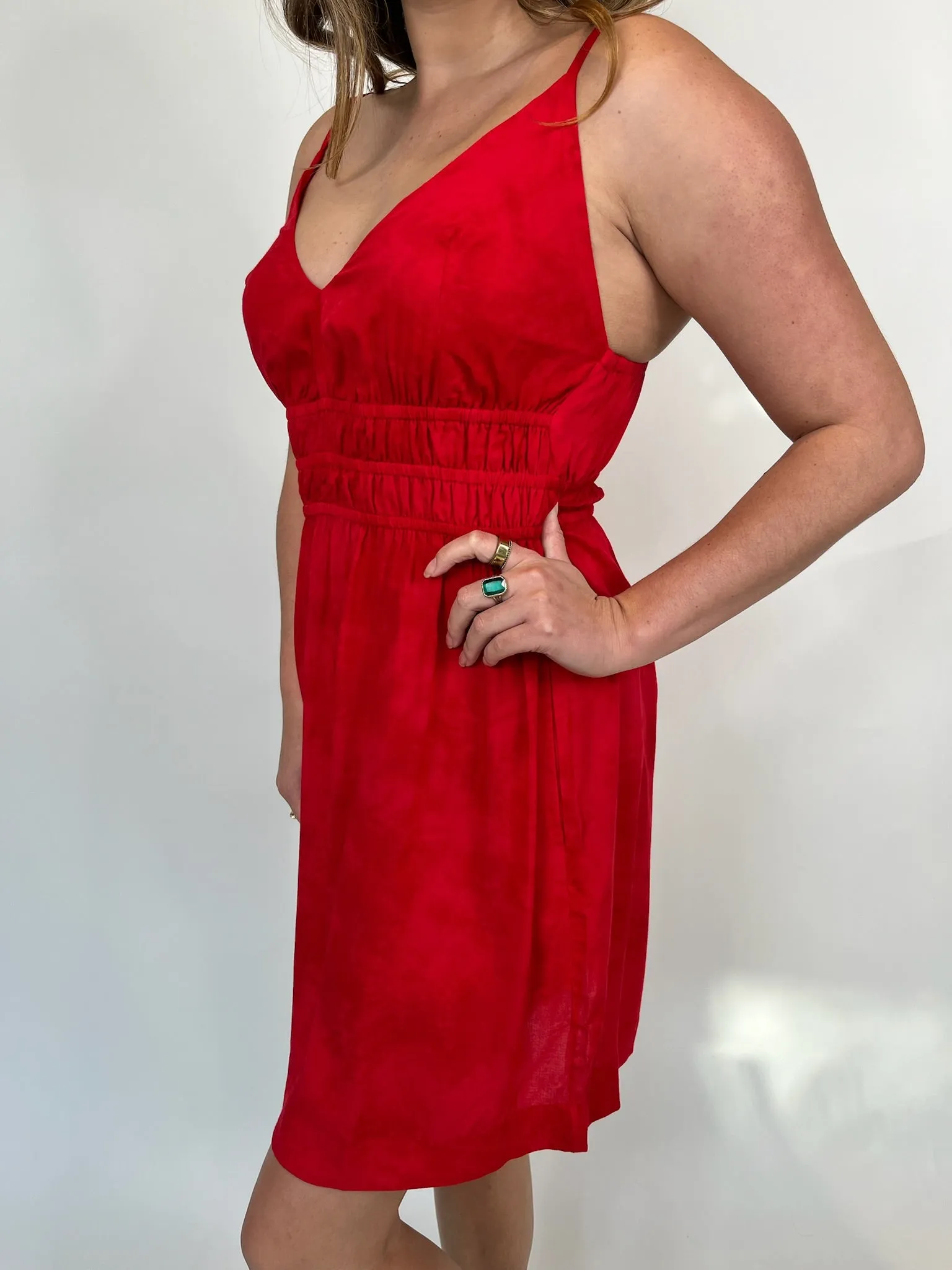 Khush Amor Dress Murky Red
