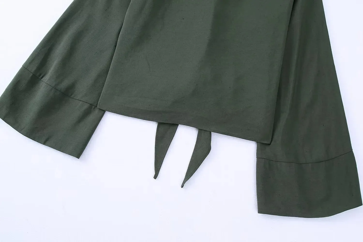 Ladies Long Sleeve Bow Shirts Tops Side Split Pleated Skirts Sets
