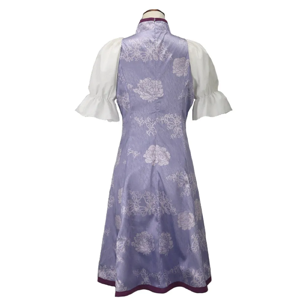 Mahou Shoujo Madoka★Magica Akemi Homura Cosplay Cheongsam Costume Outfits Halloween Carnival Suit