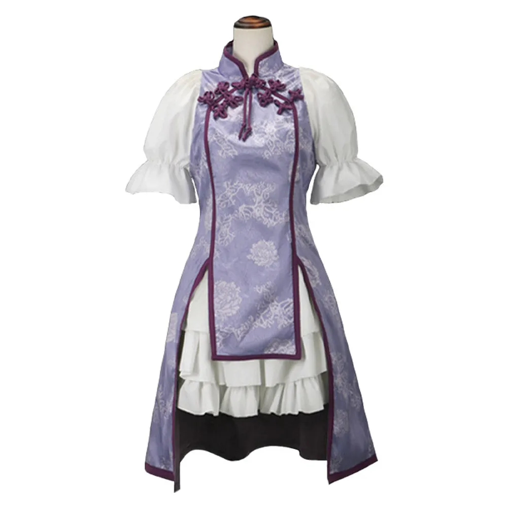 Mahou Shoujo Madoka★Magica Akemi Homura Cosplay Cheongsam Costume Outfits Halloween Carnival Suit