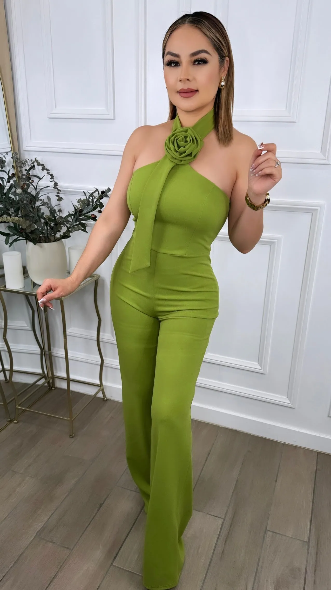 MARTHA GREEN JUMPSUIT