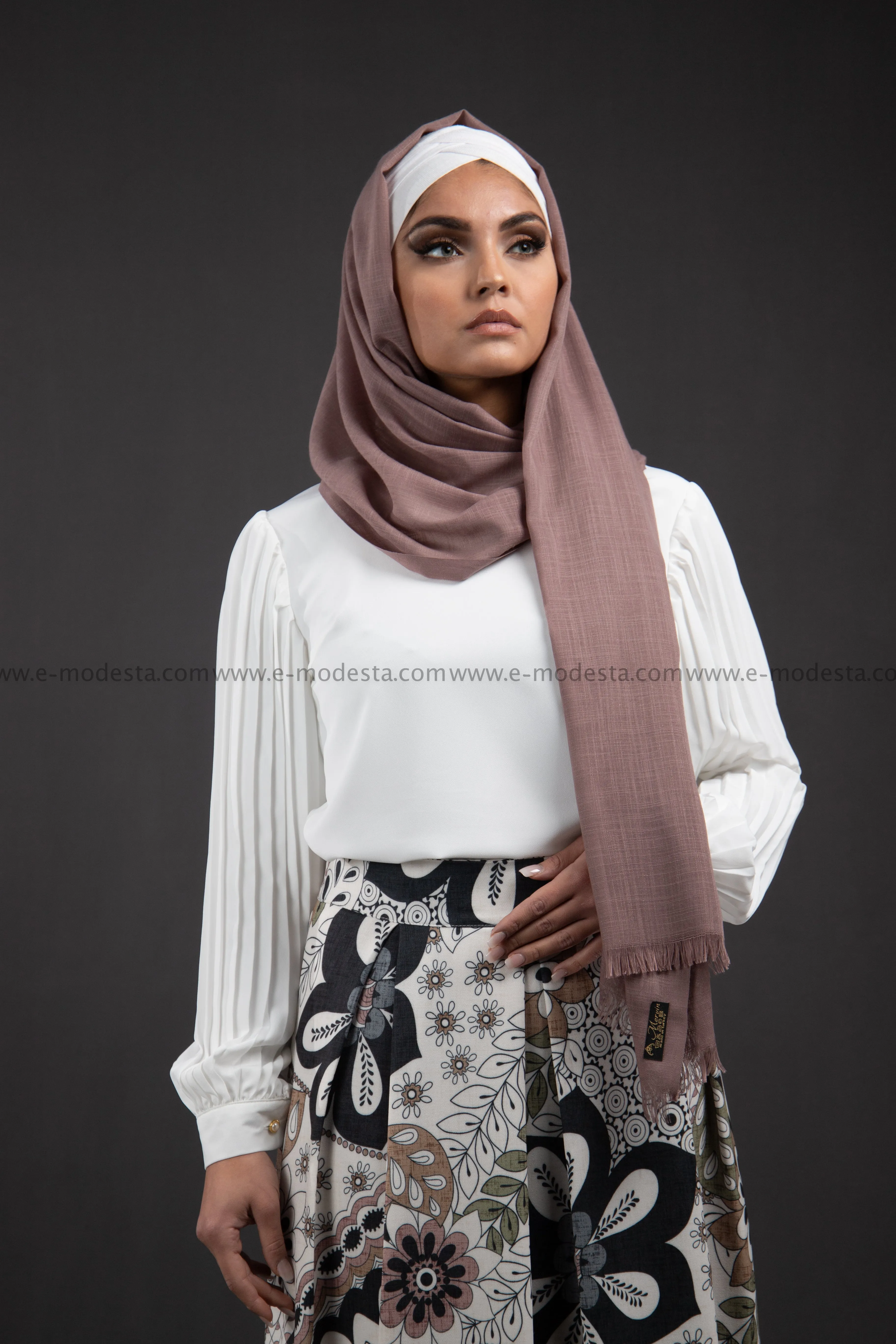 Maxi Floral Skirt | Pink & Blue | Lined from Inside