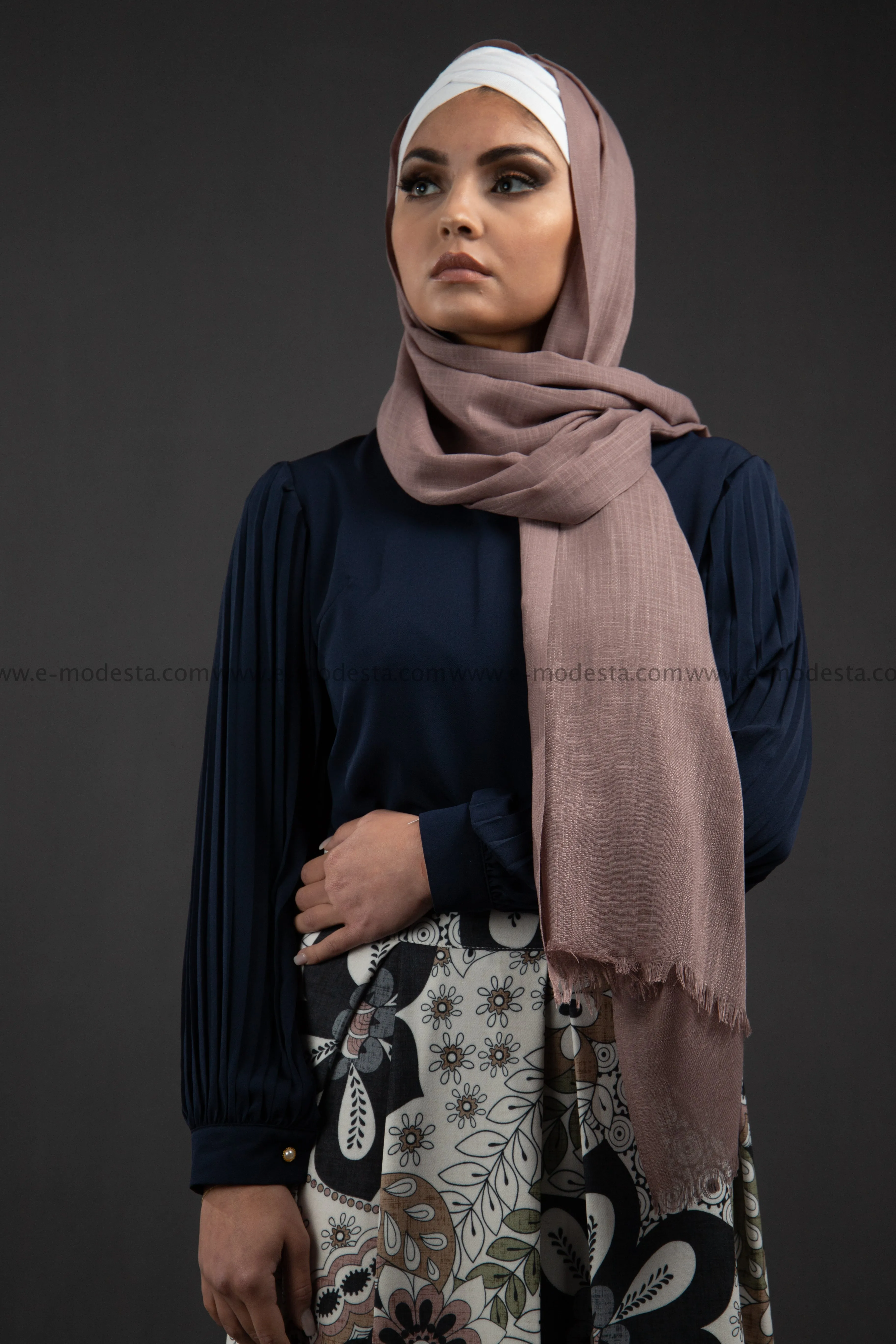 Maxi Floral Skirt | Pink & Blue | Lined from Inside