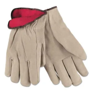 MCR Safety Insulated Drivers Gloves, Premium Grade Cowhide, X-Large, Jersey Lining, 3150XL