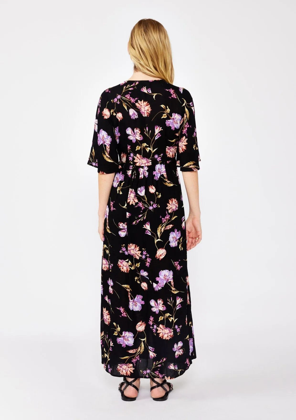 Midnight Garden Maxi Dress