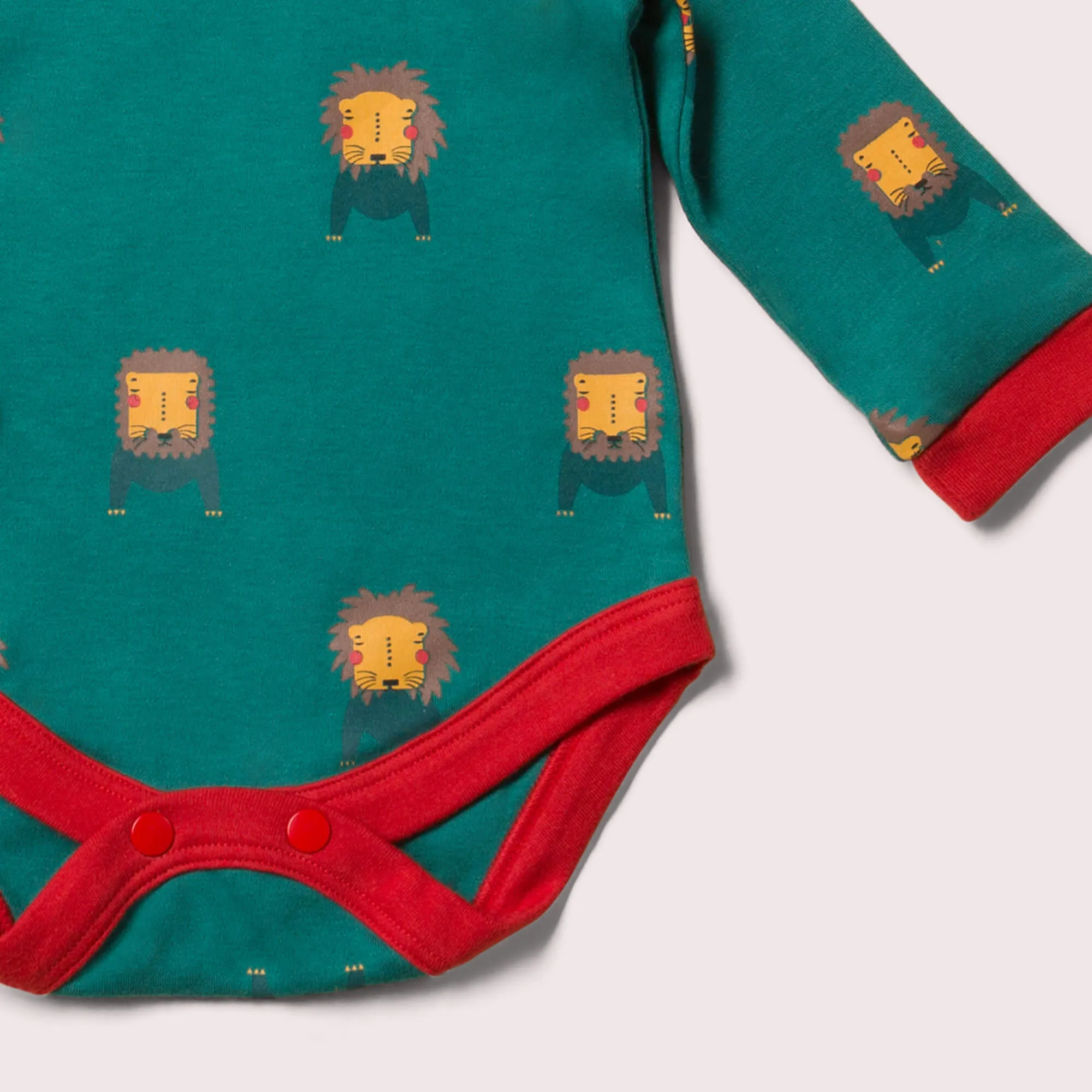 Mountain Lions Organic Baby Bodysuit Set