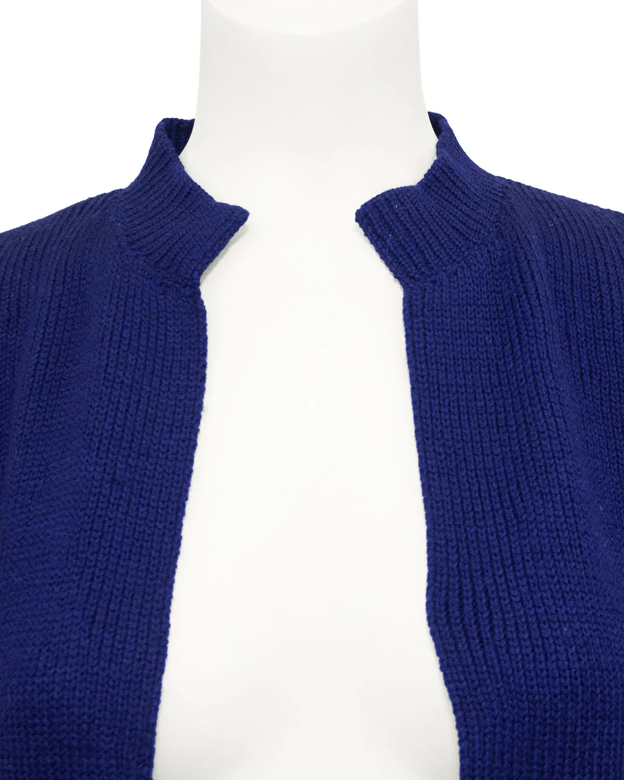 Navy Blue and Pink Knit Set
