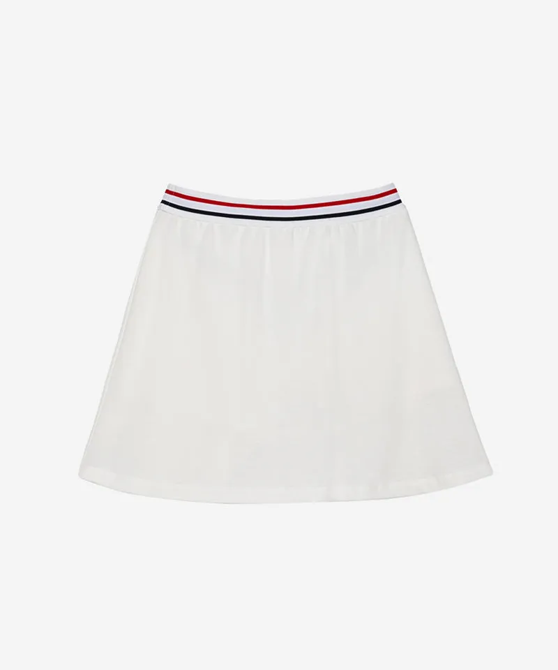 OBER Golf Pleated PK Skirt - Ivory