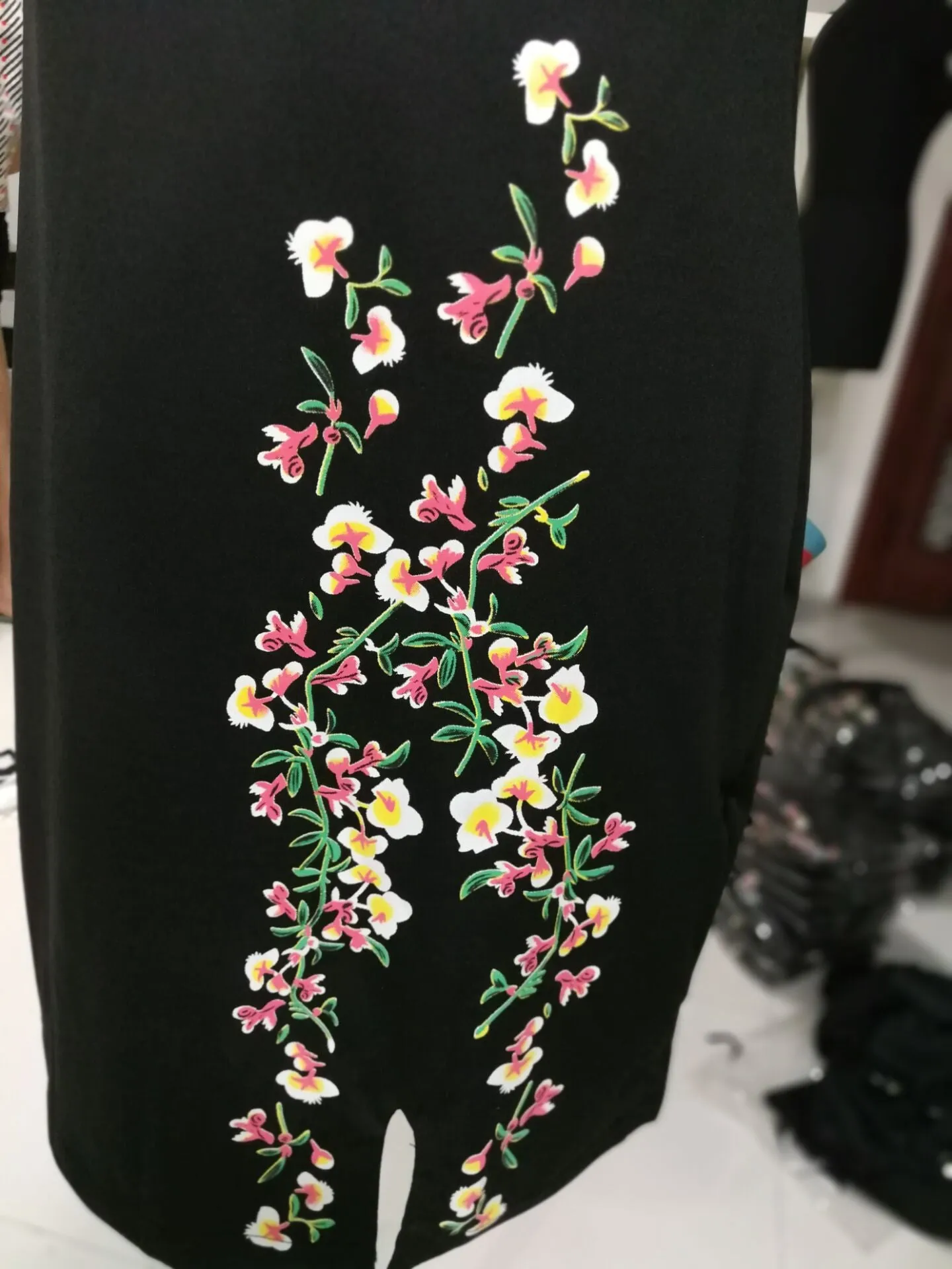 Off The Shoulder Women Bodycon Dresses Plus Size 5XL 4XL Side Slit Emboridery