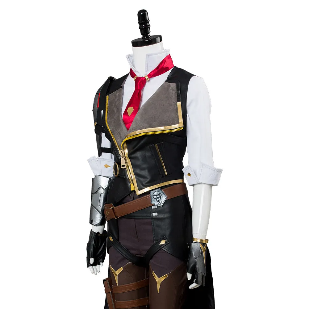 Overwatch Ashe Elizabeth Caledonia Outfit Cosplay Costume