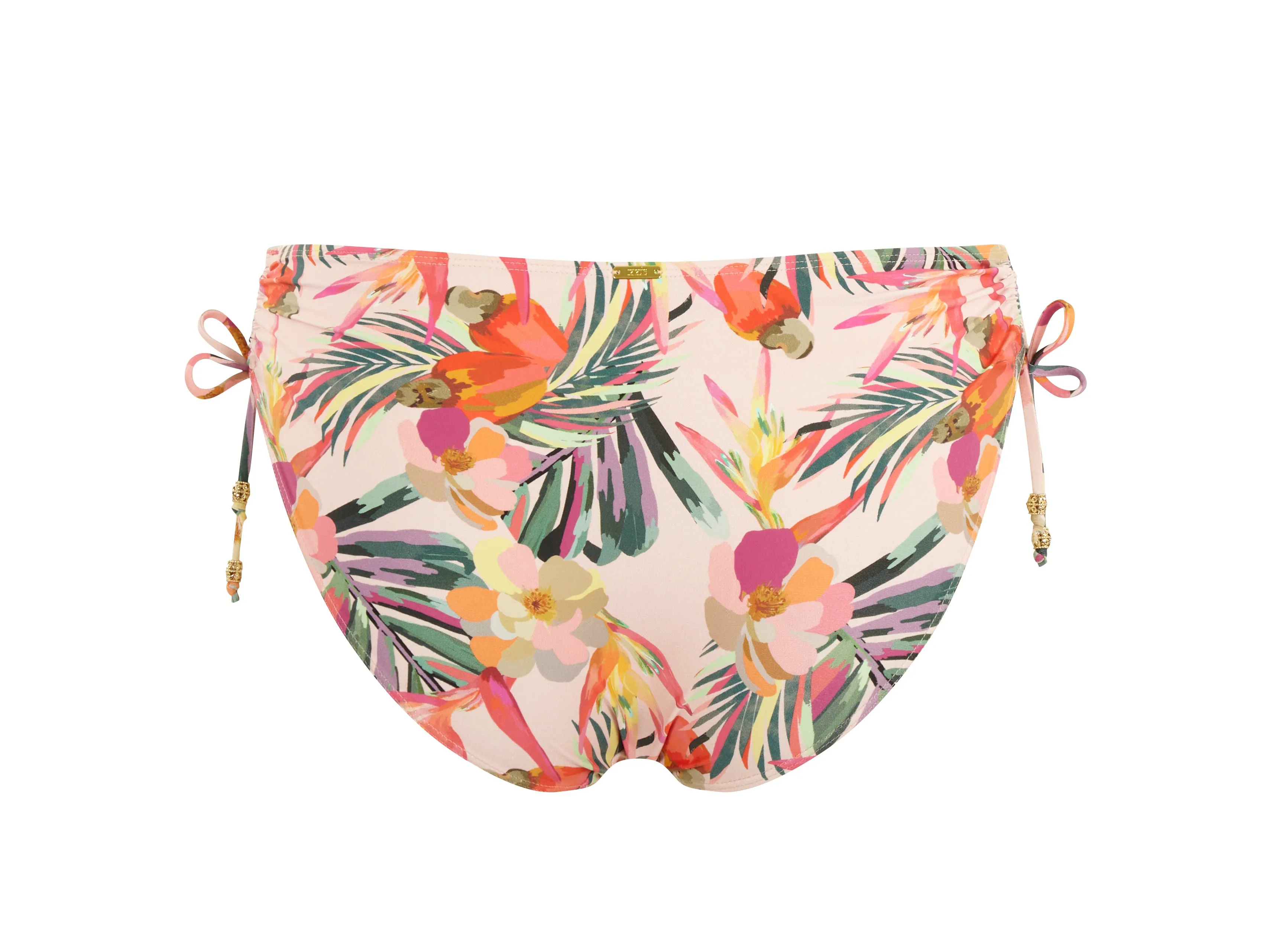 Paradise Drawside Midi Pant - Pink Tropical