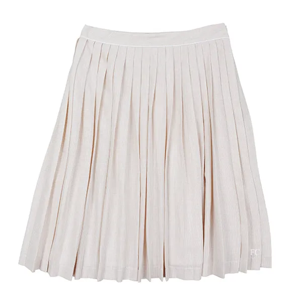 Pleated beige skirt by Mimisol