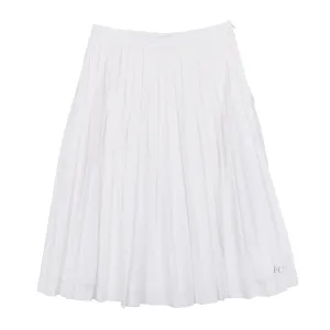 Pleated white skirt by Mimisol