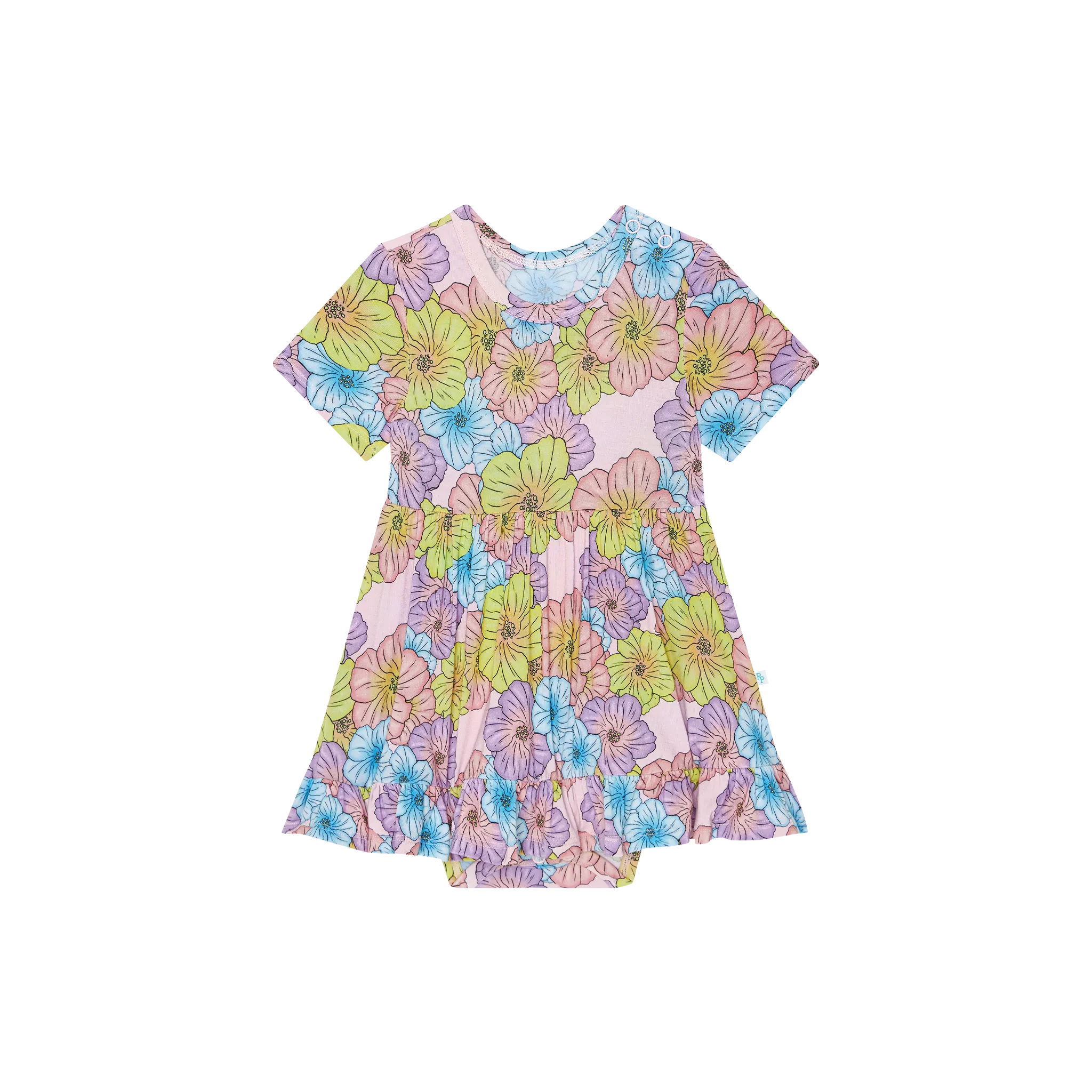 Posh Peanut- Kourtney Short Sleeve Ruffled Bodysuit