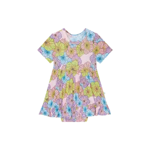 Posh Peanut- Kourtney Short Sleeve Ruffled Bodysuit