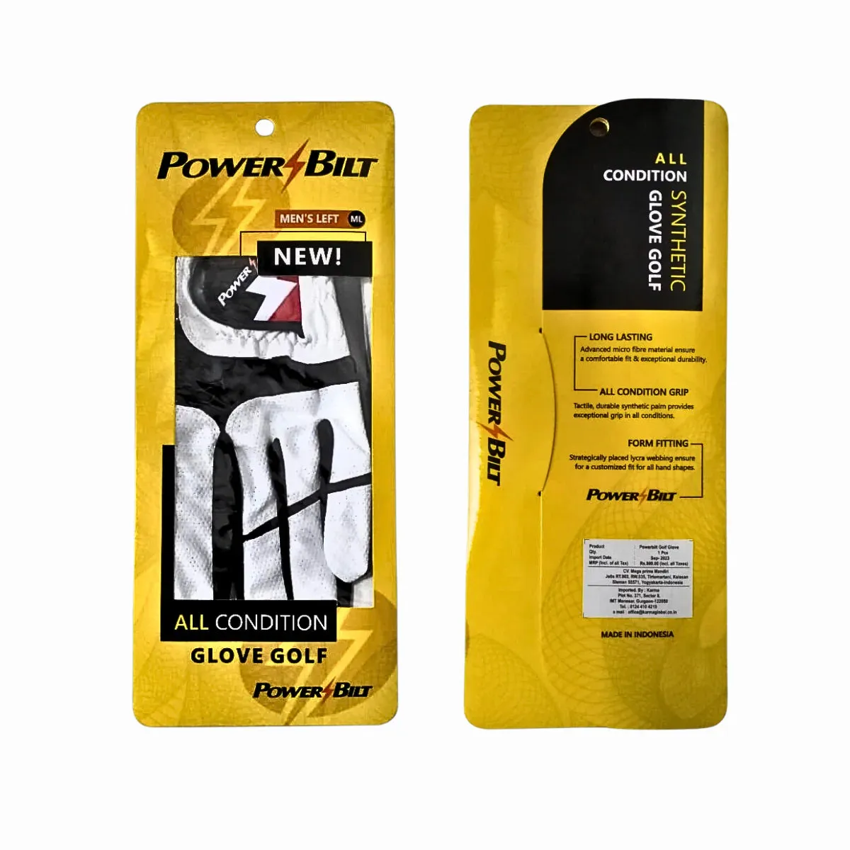 PowerBilt All Condition Golf Gloves - LH