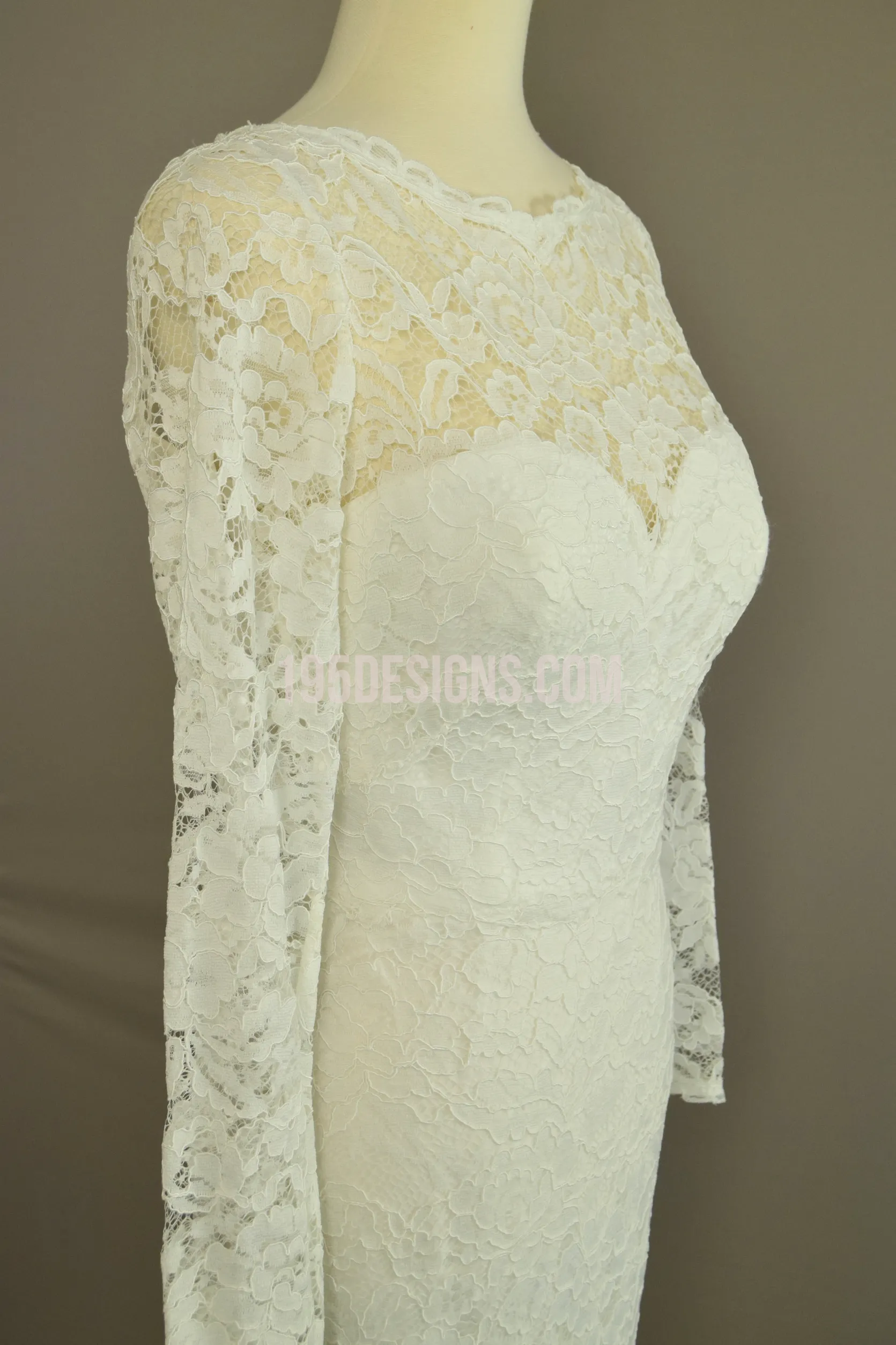 Pronovias White One  Lace Wedding Dress