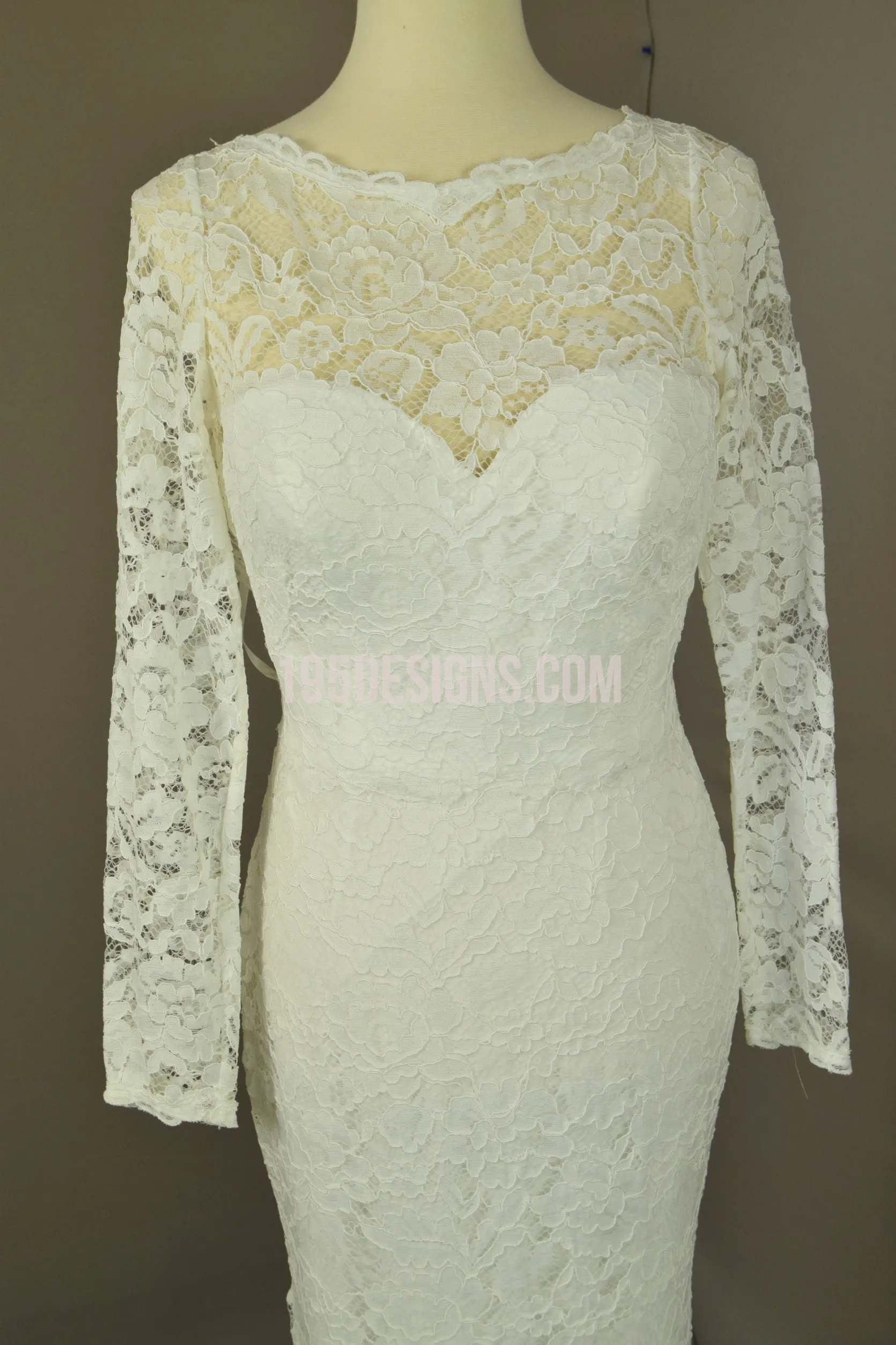 Pronovias White One  Lace Wedding Dress