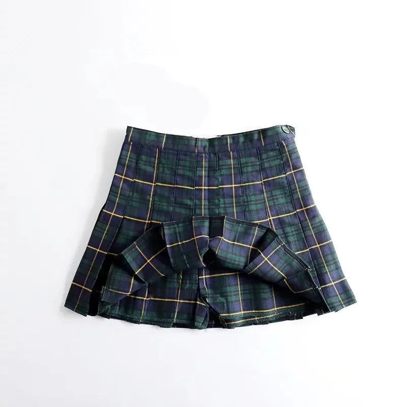 "COLLEGE STYLE PLEATED" SKIRT N121402