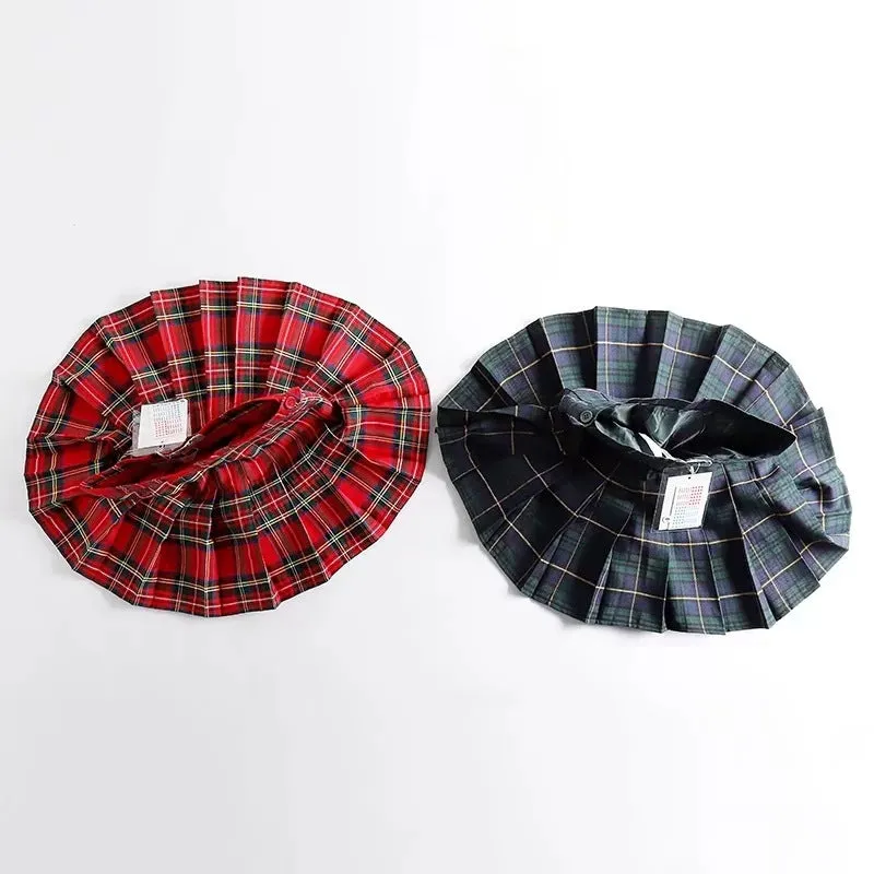 "COLLEGE STYLE PLEATED" SKIRT N121402