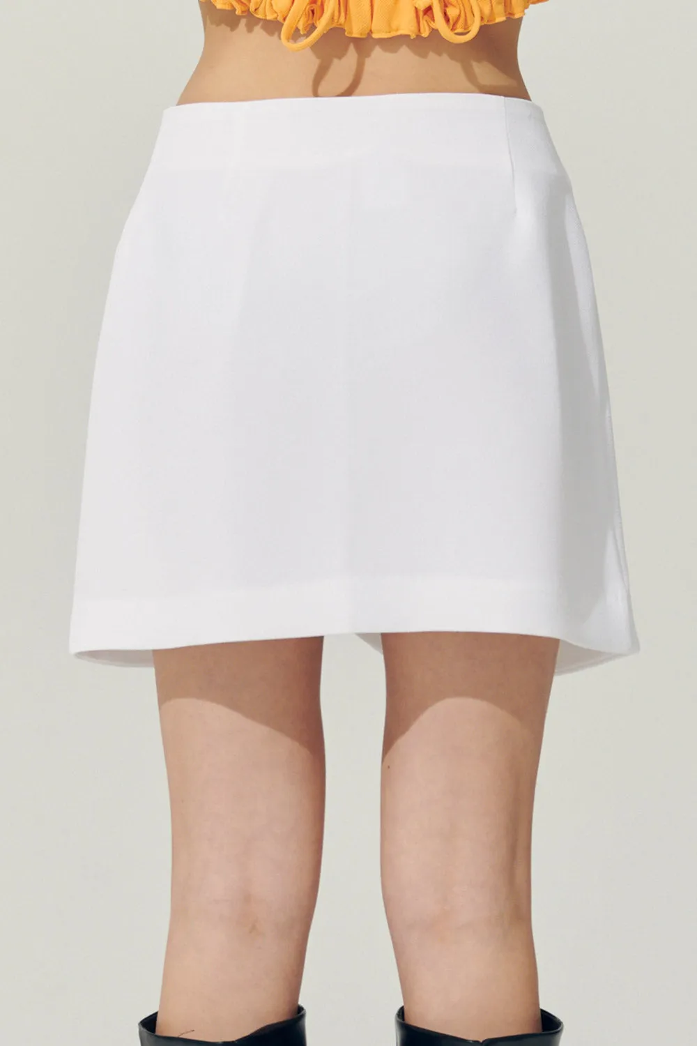 Re:born Eva Tulip Wrap Mini Skirt