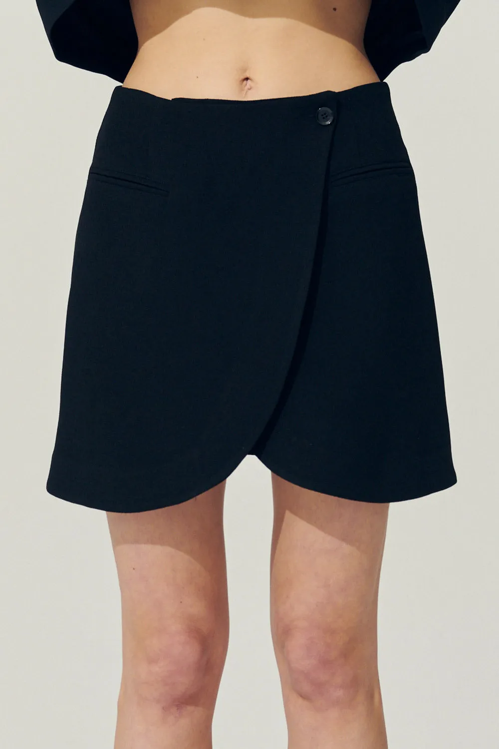 Re:born Eva Tulip Wrap Mini Skirt