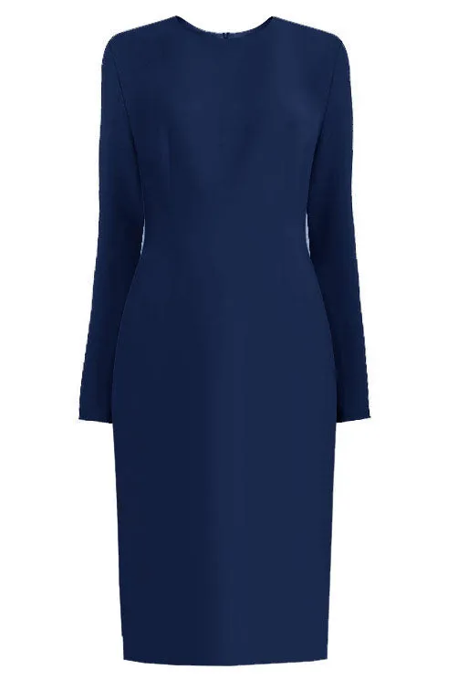 Riviera Long Sleeves Sheath Dress