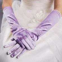 Roycebridal Gothic Satin Wedding Hand Glove Sexy Bridal Gloves Women