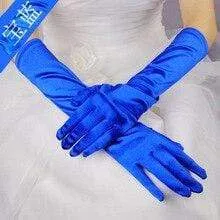Roycebridal Gothic Satin Wedding Hand Glove Sexy Bridal Gloves Women