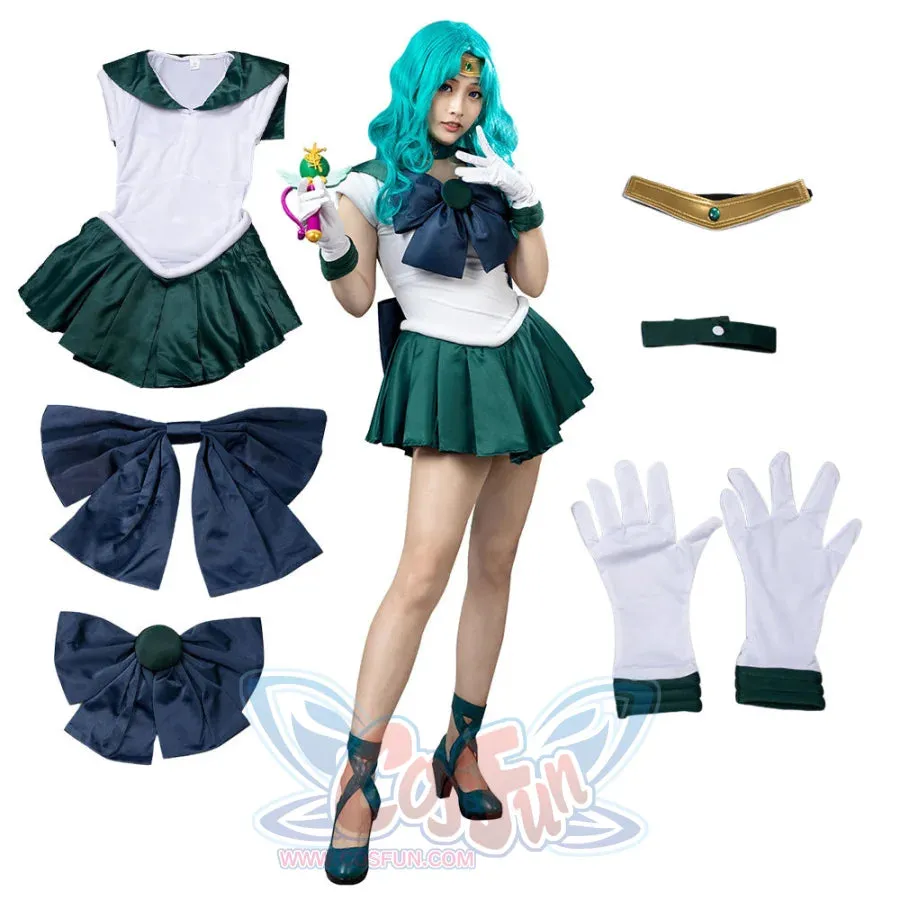 Sailor Sailor Neptune Kaiou Michiru Cosplay Costume mp000515