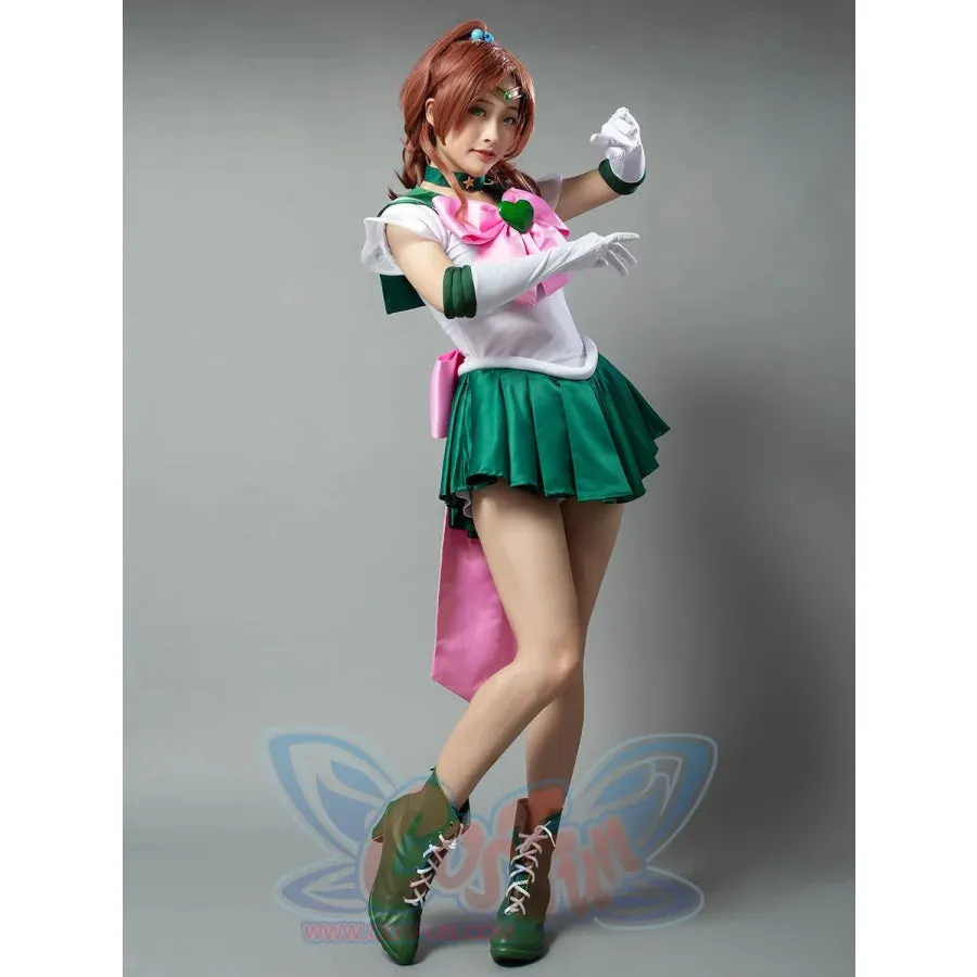 Sailor Super S Film Sailor Jupiter Makoto Kino Lita Cosplay Costumes mp001406
