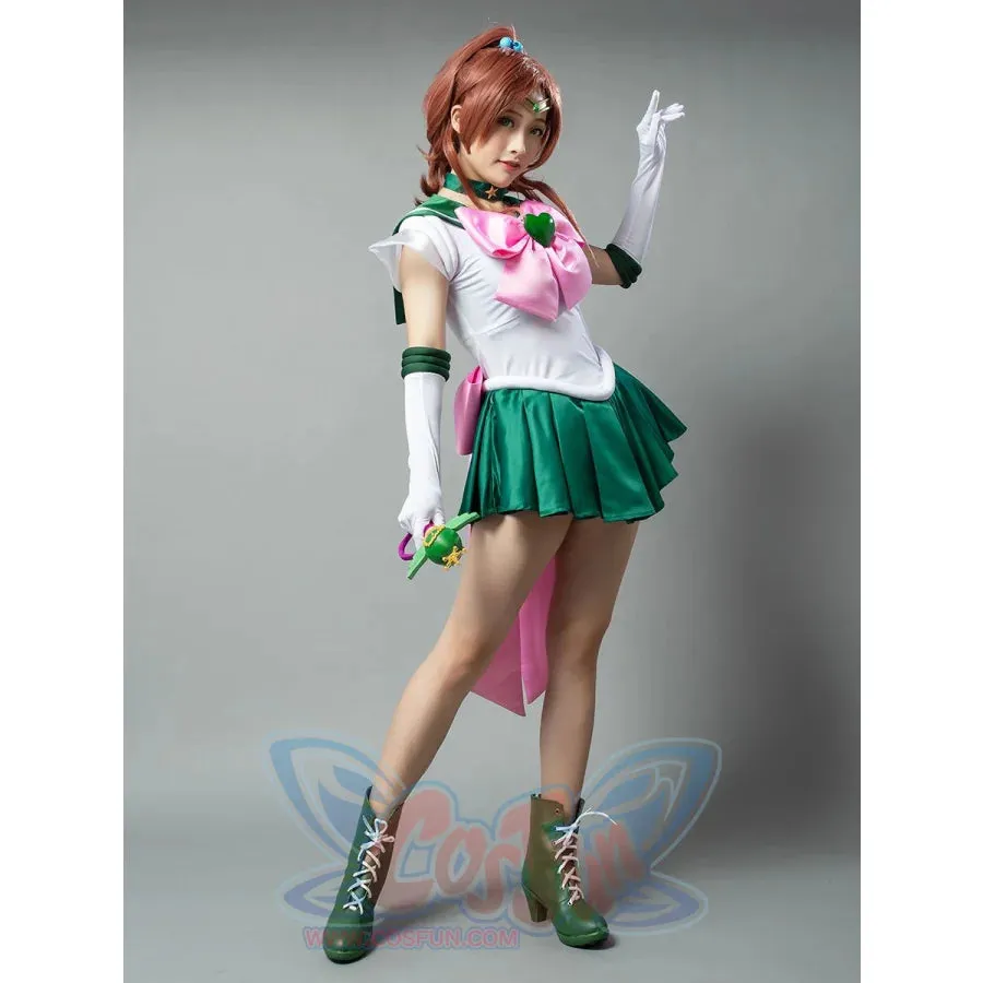 Sailor Super S Film Sailor Jupiter Makoto Kino Lita Cosplay Costumes mp001406