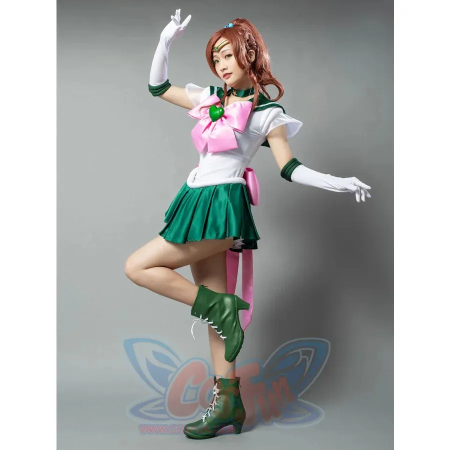 Sailor Super S Film Sailor Jupiter Makoto Kino Lita Cosplay Costumes mp001406