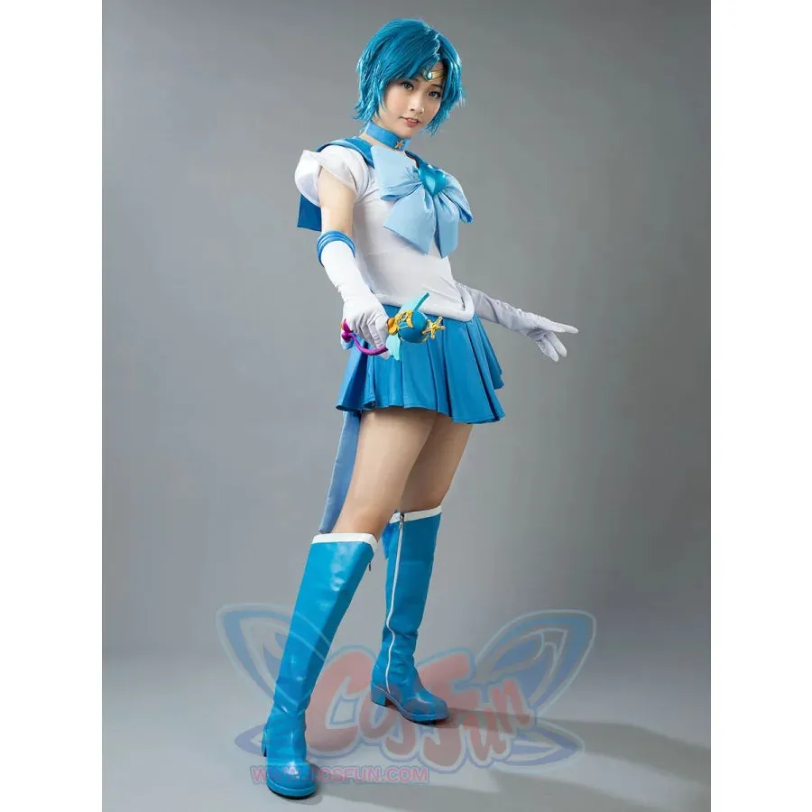 Sailor Super S Film Sailor Mercury Ami Mizuno Cosplay Costume mp001402