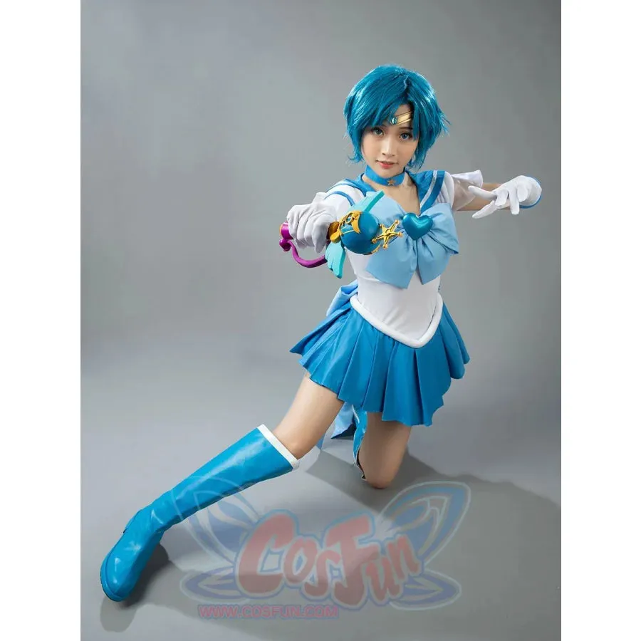 Sailor Super S Film Sailor Mercury Ami Mizuno Cosplay Costume mp001402