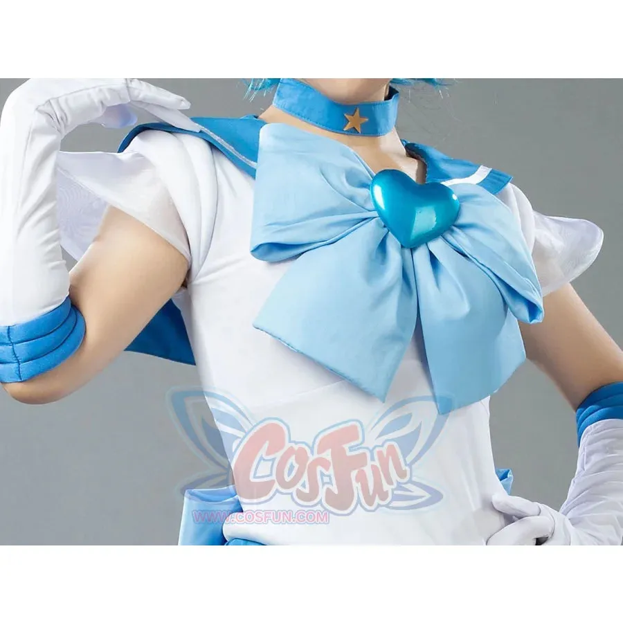 Sailor Super S Film Sailor Mercury Ami Mizuno Cosplay Costume mp001402