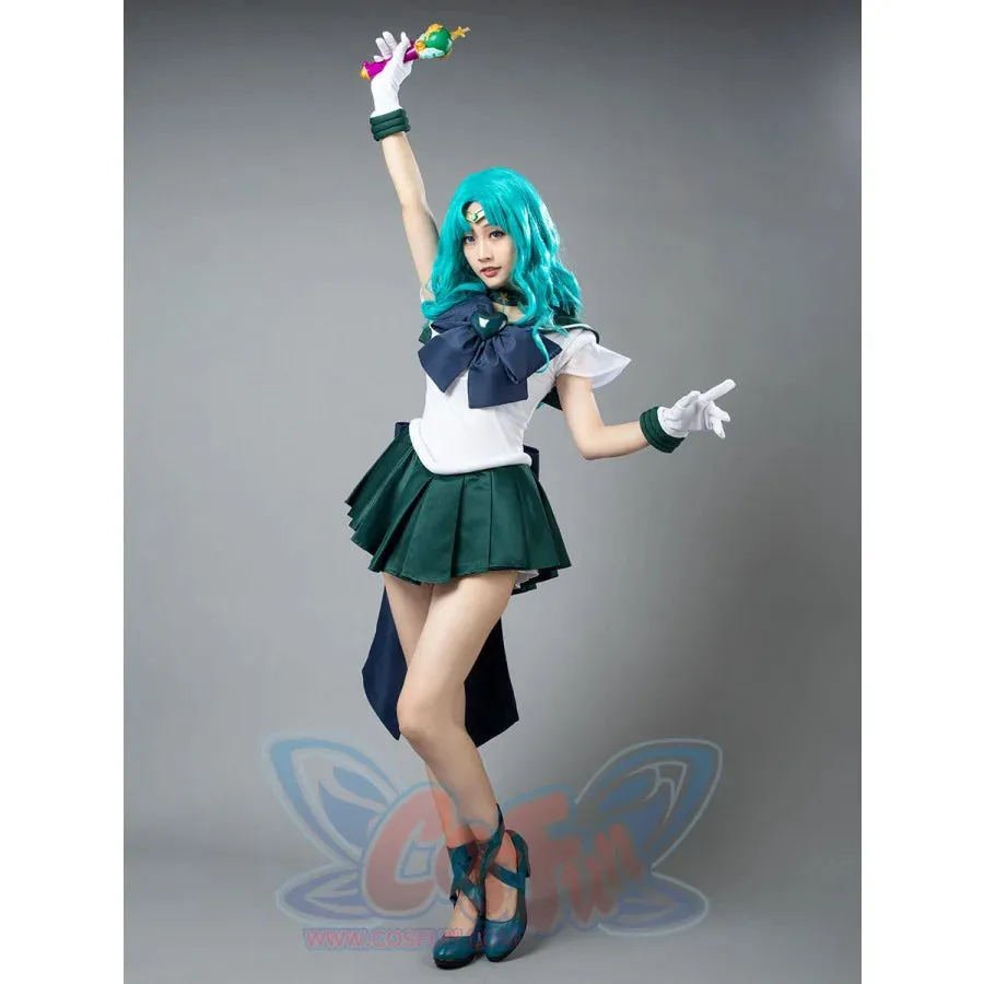 Sailor Super S Film Sailor Neptune Michiru Kaioh Michell Cosplay Costumes mp001404