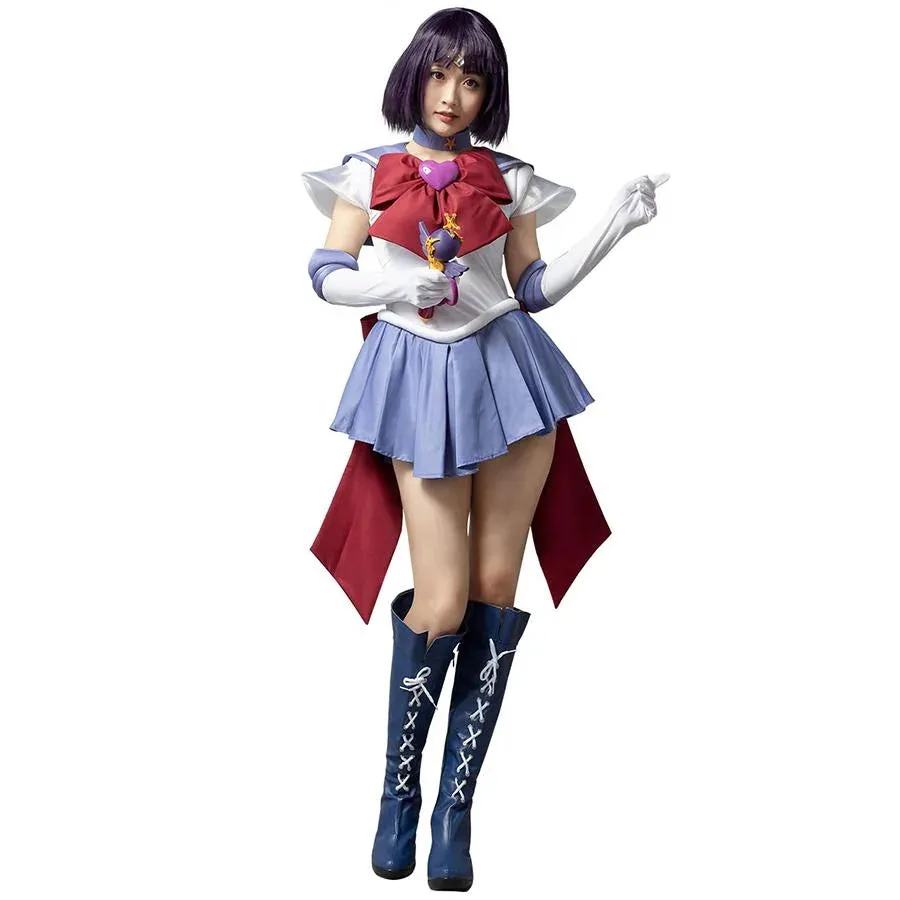 Sailor Super S Sailor Saturn Tomoe Hotaru Cosplay Costumes mp001408