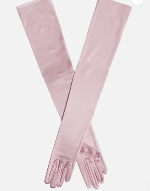 Satin Gloves - Elbow