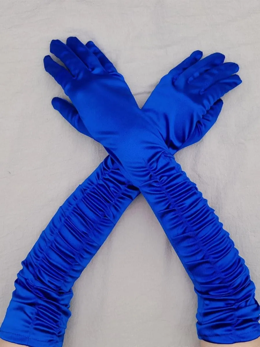 Satin Long Wedding Party Gloves MST0101