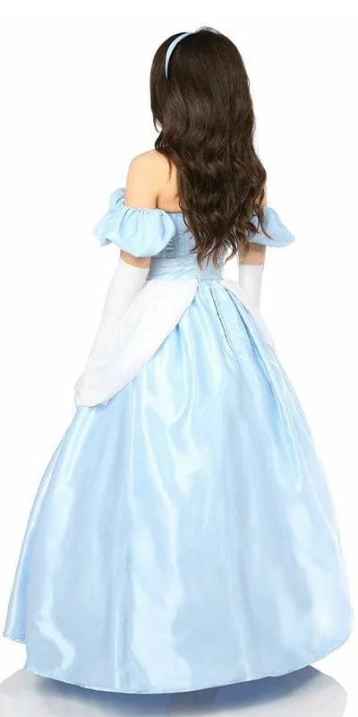 Sexy Deluxe 6 Piece Fairytale Princess Corset Halloween Costume