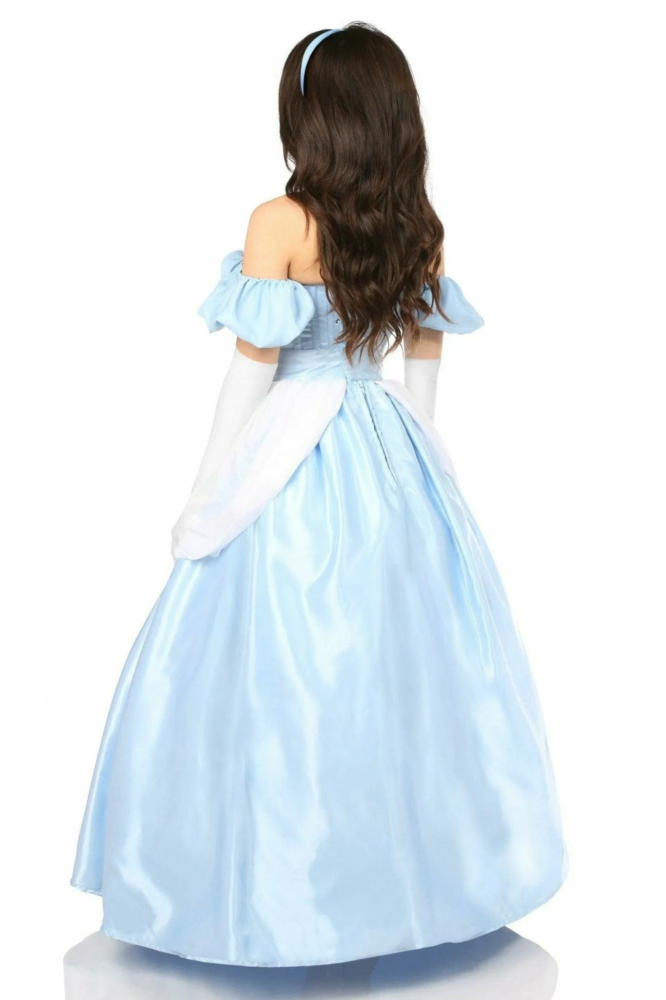 Sexy Deluxe 6 Piece Fairytale Princess Corset Halloween Costume